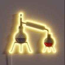Load image into Gallery viewer, Modern bar and home decor with vibrant neon lighting effect