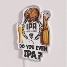 Load image into Gallery viewer, Bright Neon Wall Sign for Beer Lovers and IPA Enthusiasts
