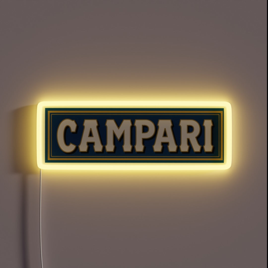Do You Know Campari Rgb Led Sign – Neon Factory