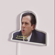 Load image into Gallery viewer, Neon drinking culture quote LED sign, perfect bar decor statement.
