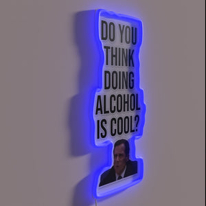 Alcohol Consumption Trend or Just a Fad RGB Neon Sign