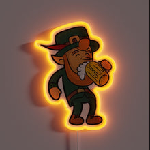 Load image into Gallery viewer, Neon Drink Beer Sign with Colorful RGB LED Lighting Effect