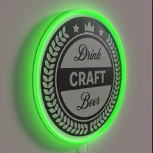 Load image into Gallery viewer, Illuminate Your Passion with Vibrant Colorful Craft Beer Signs Inside