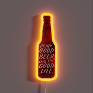 Add vibrant style to your bar with this neon sign
