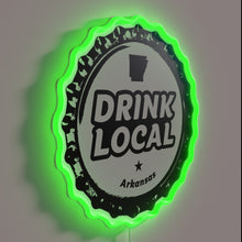 Load image into Gallery viewer, Shine local with vibrant colors from Arkansas craft breweries sign