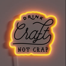 Load image into Gallery viewer, Support local craft breweries with this neon beer lover&#39;s warning sign