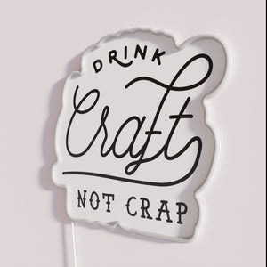 Vibrant RGB neon sign for craft beer enthusiasts and bars