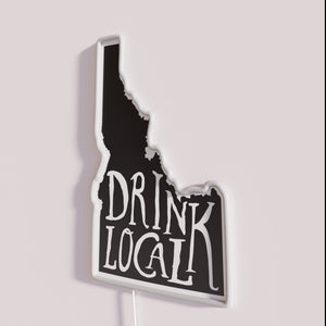 Vibrant RGB Neon Sign for Local Idaho Craft Beer Enthusiasts