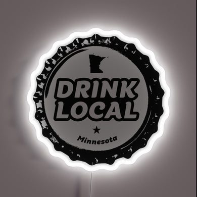Minnesota Craft Beer Enthusiast's Vibrant Neon Sign Display Decor