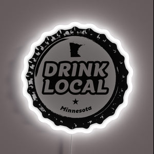 Minnesota Craft Beer Enthusiast's Vibrant Neon Sign Display Decor