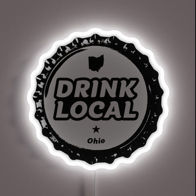 Vibrant RGB Neon Sign for Ohio Craft Beer Enthusiasts Everywhere