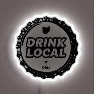 Vibrant RGB Neon Sign for Ohio Craft Beer Enthusiasts Everywhere