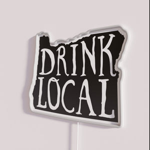 Handcrafted Neon Sign Decor for Local Oregon Craft Beer Enthusiasts