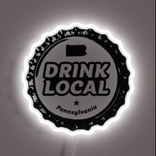 Load image into Gallery viewer, Vibrant LED Sign Celebrating Pennsylvania&#39;s Craft Beer Heritage and Culture