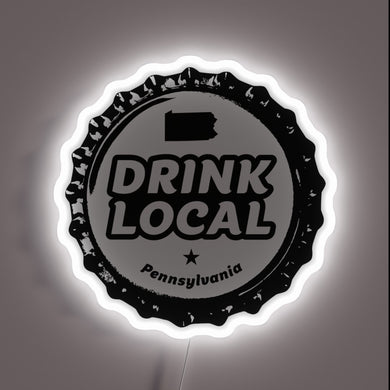 Vibrant LED Sign Celebrating Pennsylvania's Craft Beer Heritage and Culture