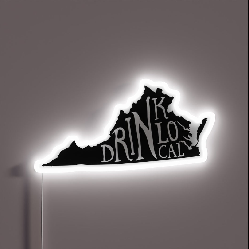 Customizable RGB Neon Sign for Local Virginia Craft Beer Lovers