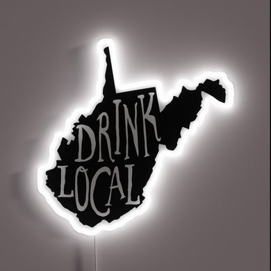 Vibrant RGB Neon Sign for Local WV Beer Enthusiasts Home