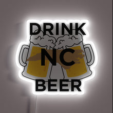 Load image into Gallery viewer, RGB Neon Sign Celebrating North Carolina&#39;s Craft Beer Culture Vibe