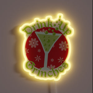 Cheer up Grinch with this fun Christmas RGB neon light.