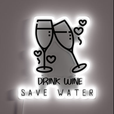 Save water, drink wine, live life in vibrant technicolor style.