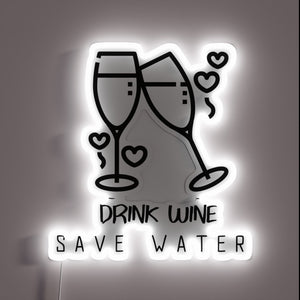 Save water, drink wine, live life in vibrant technicolor style.
