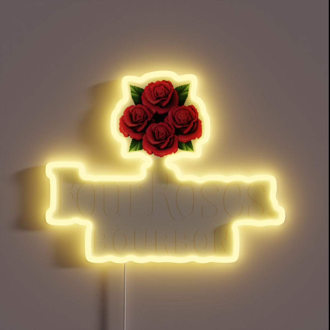 Eye-catching RGB neon light for whiskey lovers and bourbon enthusiasts