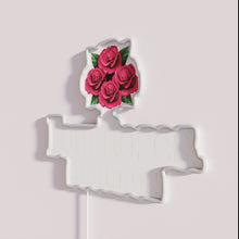 Load image into Gallery viewer, Vibrant RGB Neon Sign: Classic Four Roses Bourbon Whiskey Bar Decorations