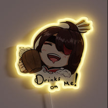 Load image into Gallery viewer, Bright Beidou&#39;s Drink Station in Teyvat - A Neon Sign
