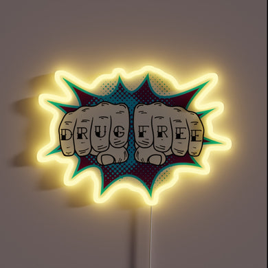 Recovery Support Neon Sign for AA and NA Meetings Everywhere