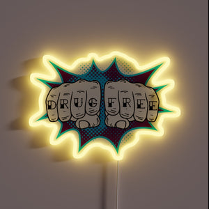Recovery Support Neon Sign for AA and NA Meetings Everywhere