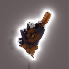 Load image into Gallery viewer, Drunken Laughter in Full Color with Dynamic RGB Neon Glow