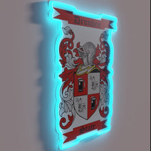 Load image into Gallery viewer, Drunken State Crest in Vibrant Neon RGB Color Scheme