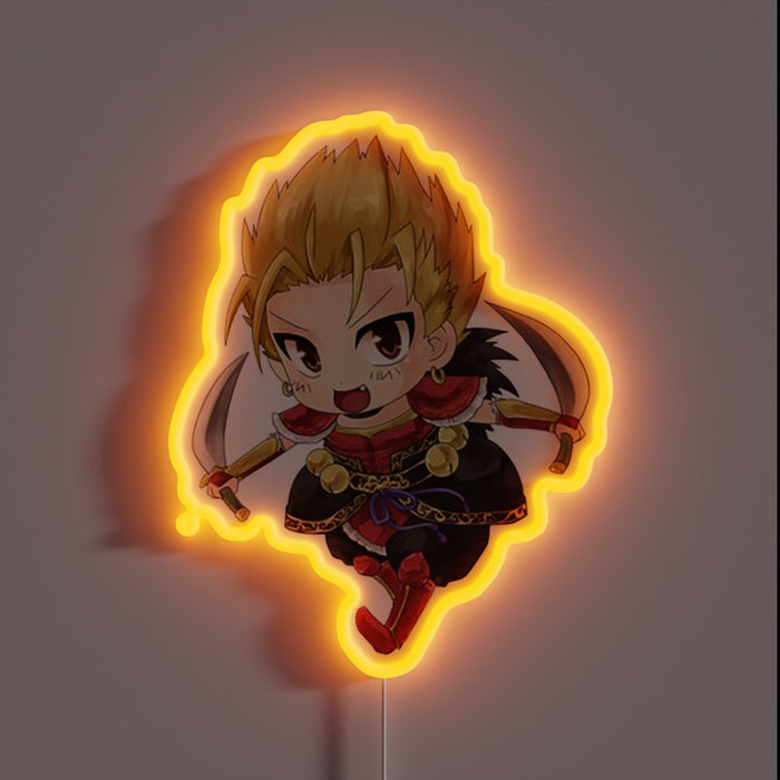 Iconic Gan Ning character from Dynasty Warriors shines bright in color.