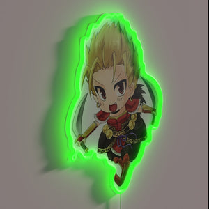 Dynasty Warriors 7 fan art featuring Gan Ning in chibi