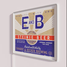 Load image into Gallery viewer, Vibrant RGB neon bar decor featuring iconic E&amp;B Steinie Beer logo