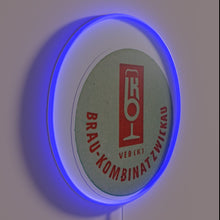 Load image into Gallery viewer, Energetic Neon Sign Featuring East Germany&#39;s Beer and Soda Icon