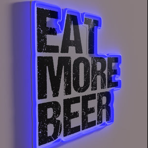 Brighten up your space with this fun beer lover's sign.