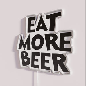 Neon bar sign with customizable beer theme lighting and designs.