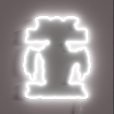 Eye-catching retro-style neon bar sign for beer enthusiasts and gamers.