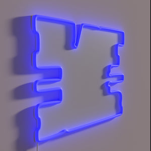 Add a touch of fun with neon beer decor.