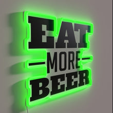 Load image into Gallery viewer, Add a touch of humor with this retro beer bar sign.