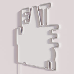 Add a funky vibe to your bar with neon signs.