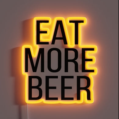 Eye-catching neon sign for beer enthusiasts and home bars everywhere.