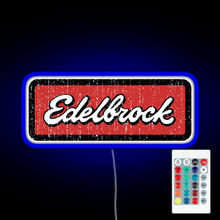 Load image into Gallery viewer, Edelbrock Engines Hot Rod RGB neon sign remote