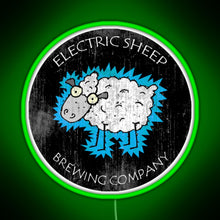 Load image into Gallery viewer, Electric Sheep Brewing Company RGB neon sign green