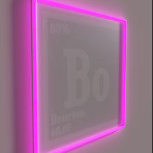 Load image into Gallery viewer, Vintage Whiskey Bar Decor with Color-Changing RGB Neon Lights Element.