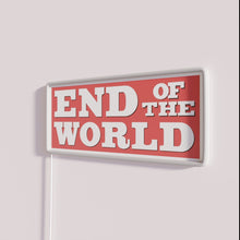Load image into Gallery viewer, Vibrant Neon Sign Featuring Iconic &#39;News of the World&#39; Design