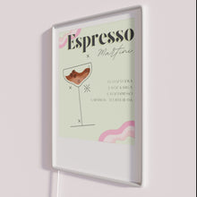 Load image into Gallery viewer, Neon Coffee Bar Sign - Vibrant Espresso Martini Art Decoration Wall