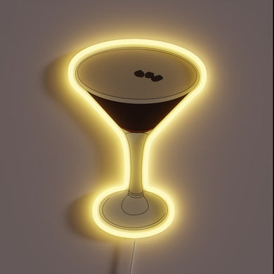 Vibrant RGB Neon Sign for Espresso Martini Bars and Lounges