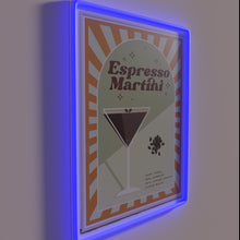 Load image into Gallery viewer, Add a touch of urban chic with glowing cocktail art.